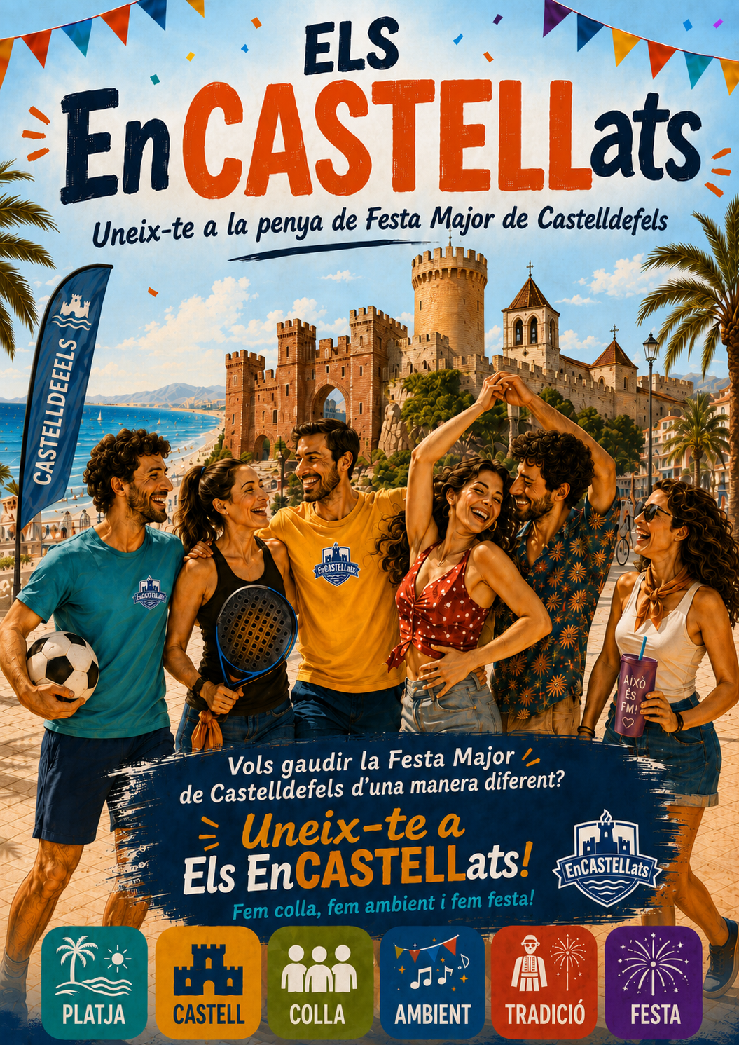 Els EnCASTELLats — Penya de la Festa Major de Castelldefels